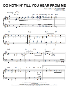Do Nothin' Till You Hear From Me von Duke Ellington (Download) 