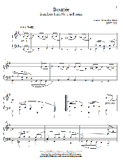 Bouree, BWV 996 von Christos Tsitsaros (Download) 