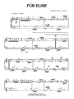 Für Elise von Ludwig van Beethoven (Download) 
