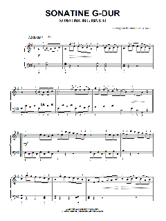 Sonatina In G Major (First Movement) von Ludwig van Beethoven (Download) 