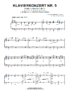 Piano Concerto No.5 (Emperor), Eb Major, Op.73, Theme from the Second Movement von Ludwig van Beethoven (Download) 