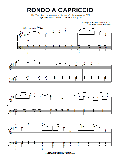 Rondo A Capriccio (Rage Over A Lost Penny), Theme from Op.129 von Ludwig van Beethoven (Download) 