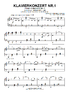 Piano Concerto No. 1 In Bb Minor Op. 23 von Pyotr Il'yich Tchaikovsky (Download) 