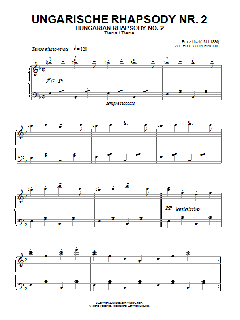 Hungarian Rhapsody (Ungarische Rhapsody) No.2 von Franz Liszt (Download) 