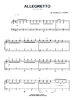 Allegretto, Op.176, No.24 von Jean-Baptiste Duvernoy (Download) 