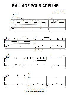 Ballade Pour Adeline von Richard Clayderman (Download) 