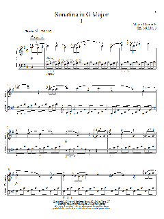 Sonatina in G, Op.36 #5 von Jennifer Linn (Download) 