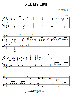 All My Life von Billy Joel (Download) 