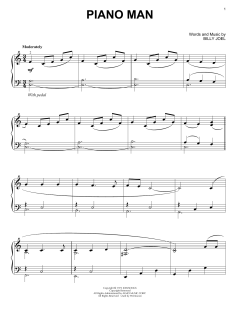 Piano Man von Billy Joel (Download) 