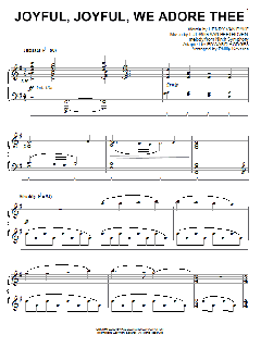 Joyful, Joyful, We Adore Thee von Ludwig van Beethoven (Download) 
