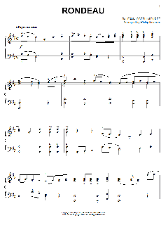 Rondeau von Jean-Joseph Mouret (Download) 