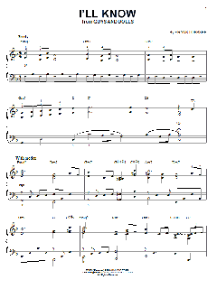 I'll Know [Jazz version] von Frank Loesser (Download) 