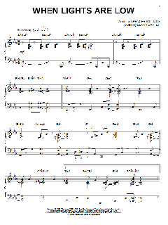 When Lights Are Low [Jazz version] von Benny Carter (Download) 