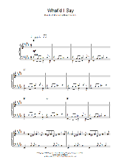 What'd I Say von Ray Charles (Download) 