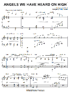 Angels We Have Heard On High [Jazz version] von James Chadwick (Download) 