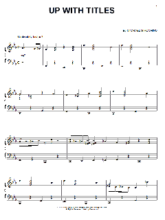 Up With Titles von Michael Giacchino (Download) 