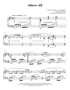 Above All von Paul Baloche (Download) 