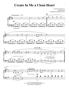 Create In Me A Clean Heart von Keith Green (Download) 