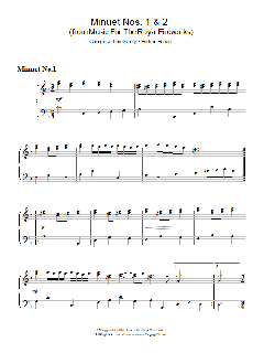 Minuet Nos.1 & 2 von Georg Friedrich Händel (Download) 