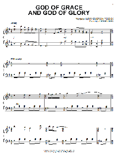 God Of Grace And God Of Glory von Harry Emerson Fosdick (Download) 