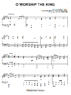 O Worship The King von Robert Grant (Download) 