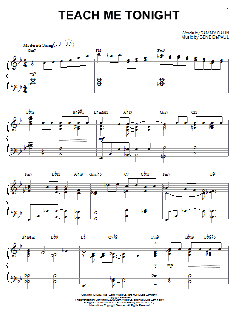 Teach Me Tonight von Sammy Cahn (Download) 