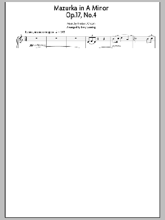 Mazurka In A Minor, Op.17, No. 4 von Frédéric Chopin (Download) 