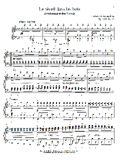 Awakening In The Woods von Johann Friedrich Burgmüller (Download) 