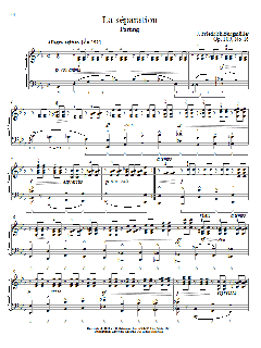 Parting von Johann Friedrich Burgmüller (Download) 