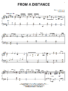 From A Distance von Julie Gold (Download) 