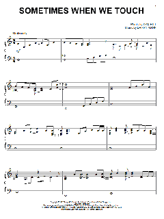 Sometimes When We Touch von Dan Hill (Download) 