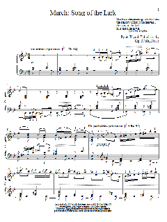 March: Song Of The Lark von Alexandre Dossin (Download) 