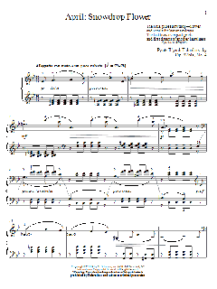 April: Snowdrop Flower von Alexandre Dossin (Download) 