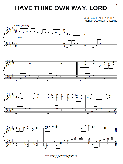 Have Thine Own Way, Lord von Adelaide A. Pollard (Download) 