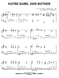 Notre Dame, Our Mother von Joseph J. Casasanta (Download) 