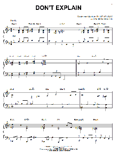 Don't Explain von Billie Holiday (Download) 