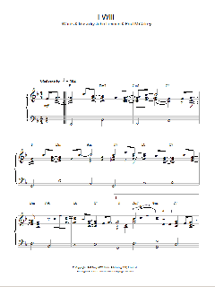 I Will von The Beatles (Download) 