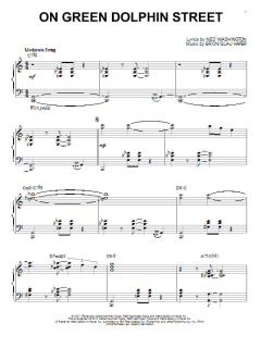 On Green Dolphin Street von Bill Evans (Download) 