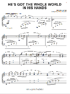 He's Got The Whole World In His Hands von Traditional Spiritual (Download) 