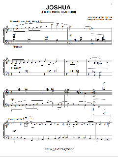 Joshua (Fit The Battle Of Jericho) von African-American Spiritual (Download) 