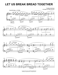 Let Us Break Bread Together von Traditional Spiritual (Download) 