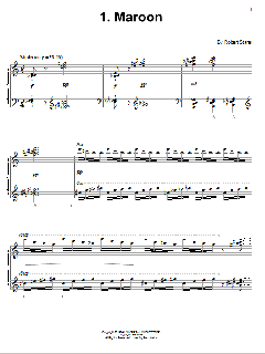Maroon von Robert Starer (Download) 