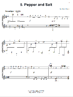 Pepper And Salt von Robert Starer (Download) 