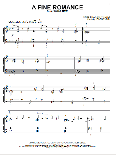 A Fine Romance von Jerome Kern (Download) 