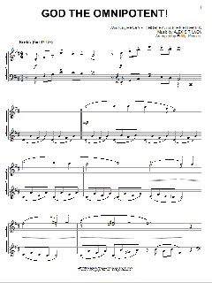 God The Omnipotent! von John Ellerton (Download) 