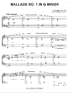 Ballade No. 1 In G Minor [Jazz version] von Frédéric Chopin (Download) 
