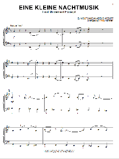 Eine Kleine Nachtmusik [Jazz version] von Wolfgang Amadeus Mozart (Download) 
