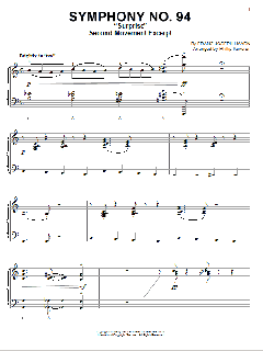 The Surprise Symphony [Jazz version] von Franz Joseph Haydn (Download) 