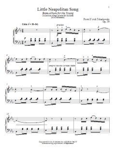 Little Neapolitan Song von Alexandre Dossin (Download) 