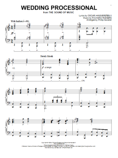 Wedding Processional von Rodgers & Hammerstein (Download) 